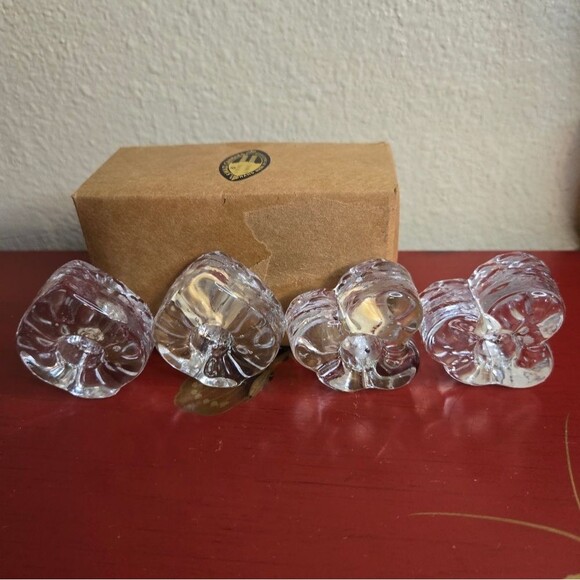 Vintage Beacon Hill Mid Century Card Suite Candle Holders Set of 4 Rare Find - Picture 4 of 11